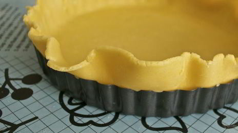 шоколадно-сливочный тарт с фруктами