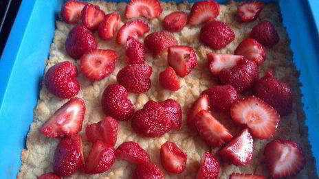 тарт клубника и кокос