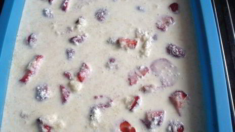 тарт клубника и кокос