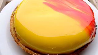 Тарт с абрикосами и лавандой