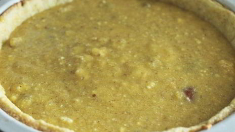 тарт с абрикосами и лавандой