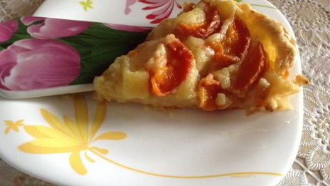 тарт с абрикосами