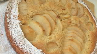 Тарт с франжипаном и грушами