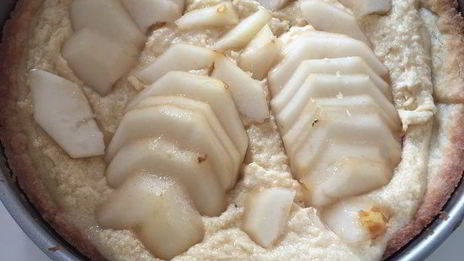 тарт с франжипаном и грушами