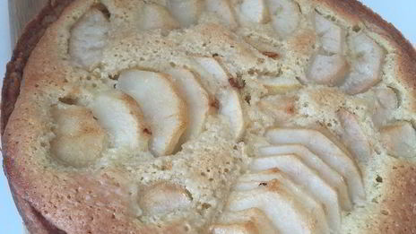 тарт с франжипаном и грушами