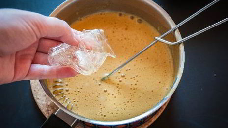 тарт с карамельным кремом и яблоками