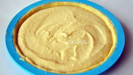 тарт с миндальным кремом и шоколадом