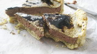 Тарт с печеночным парфе