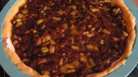 тарт с ревенем и земляничным вареньем