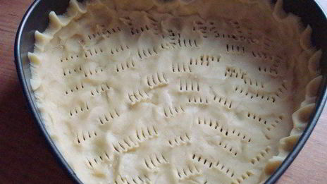 тарт с заварным сливочным кремом