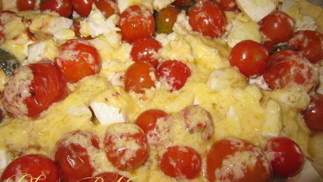 тарт сырно-томатный