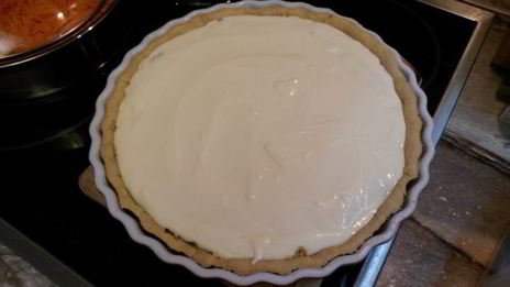 творожно-яблочный тарт