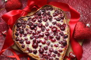 Вишневый тарт с миндалем