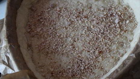 вишневый тарт с миндалем