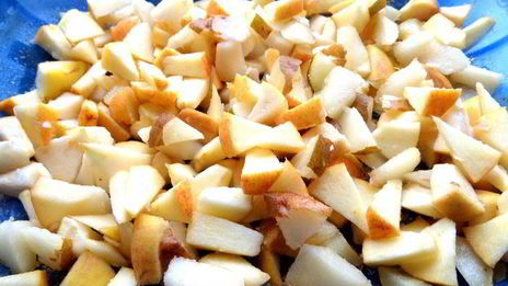 яблочно-грушевый тарт татен