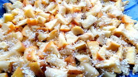 яблочно-грушевый тарт татен