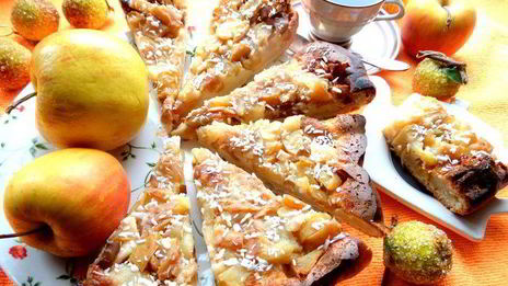 яблочно-грушевый тарт татен