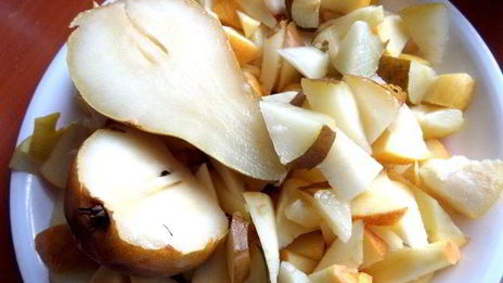 яблочно-грушевый тарт татен