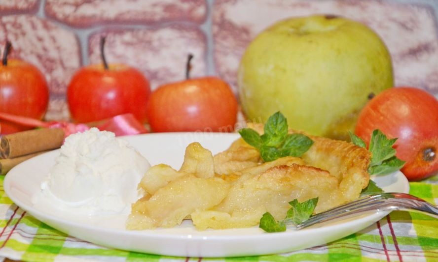 Рецепт яблочного тарта из яблок