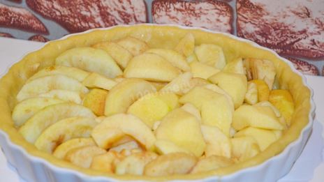 яблочный тарт из яблок