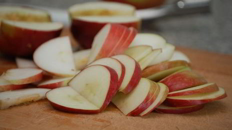 яблочный тарт с творожным кремом