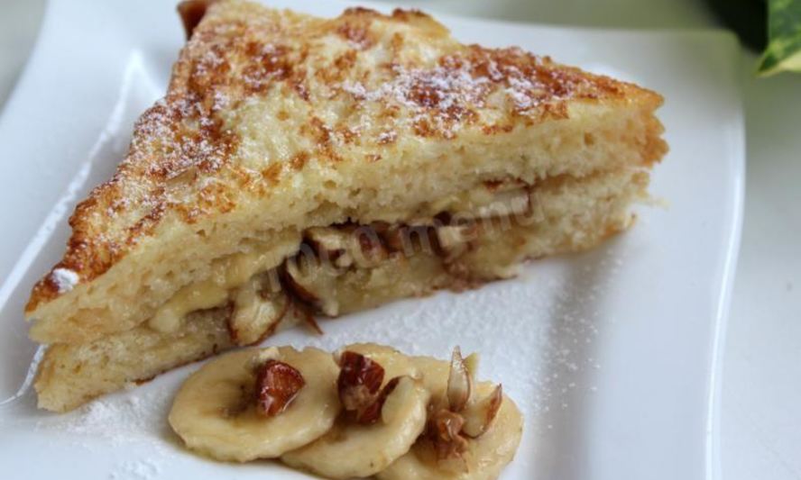 Рецепт французских тостов с начинкой