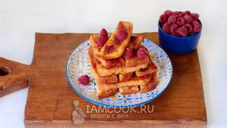 французские тосты в духовке