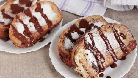 шоколадные французские тосты