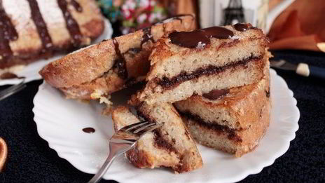 шоколадные французские тосты