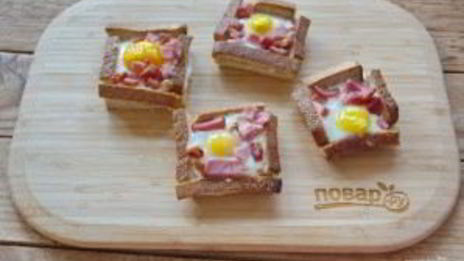 тосты карбонара