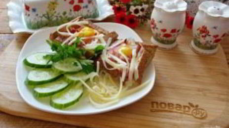 тосты карбонара