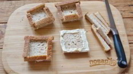 тосты карбонара