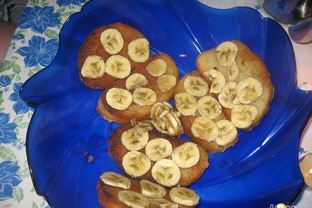 Тосты с бананом