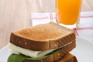 Тосты с белковым омлетом и шпинатом