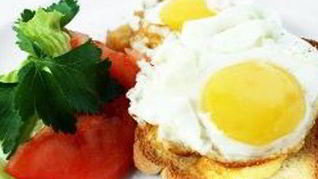 Тосты с сыром и яйцами