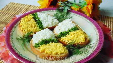 тосты с яйцом к празднику