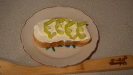 запеченные тосты с паприкой