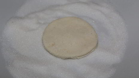 творожные цветочки с вареньем