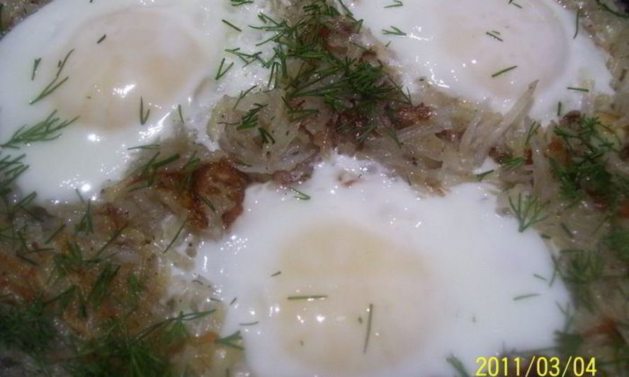 Рецепт глазуньи гнездышко