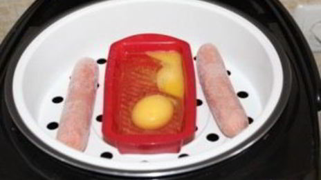 яичница на пару в мультиварке