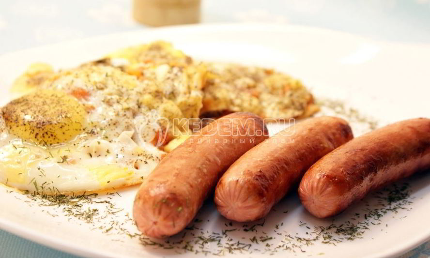 Рецепт яичницы на завтрак