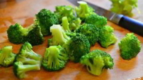 яичница с брокколи