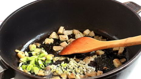 яичница с грибами