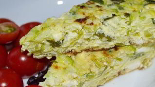 Яичница с кабачками