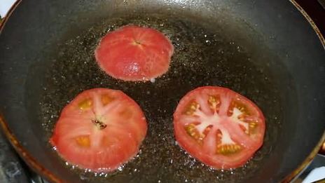 яичница с креветками