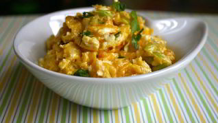 Яичница с луком