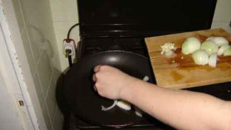 яичница с помидорами