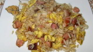 Яичница с рисом