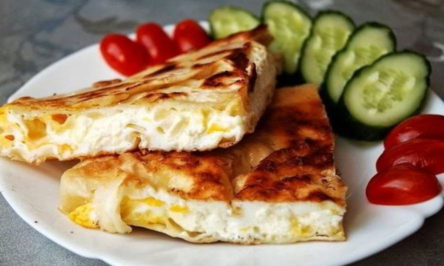 Рецепт яичницы с сыром в лаваше