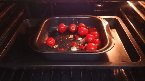 яичница с жареным сыром сулугуни